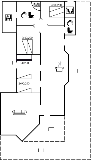 Grundriss Ferienhaus 25-5056 in Vejers Strand