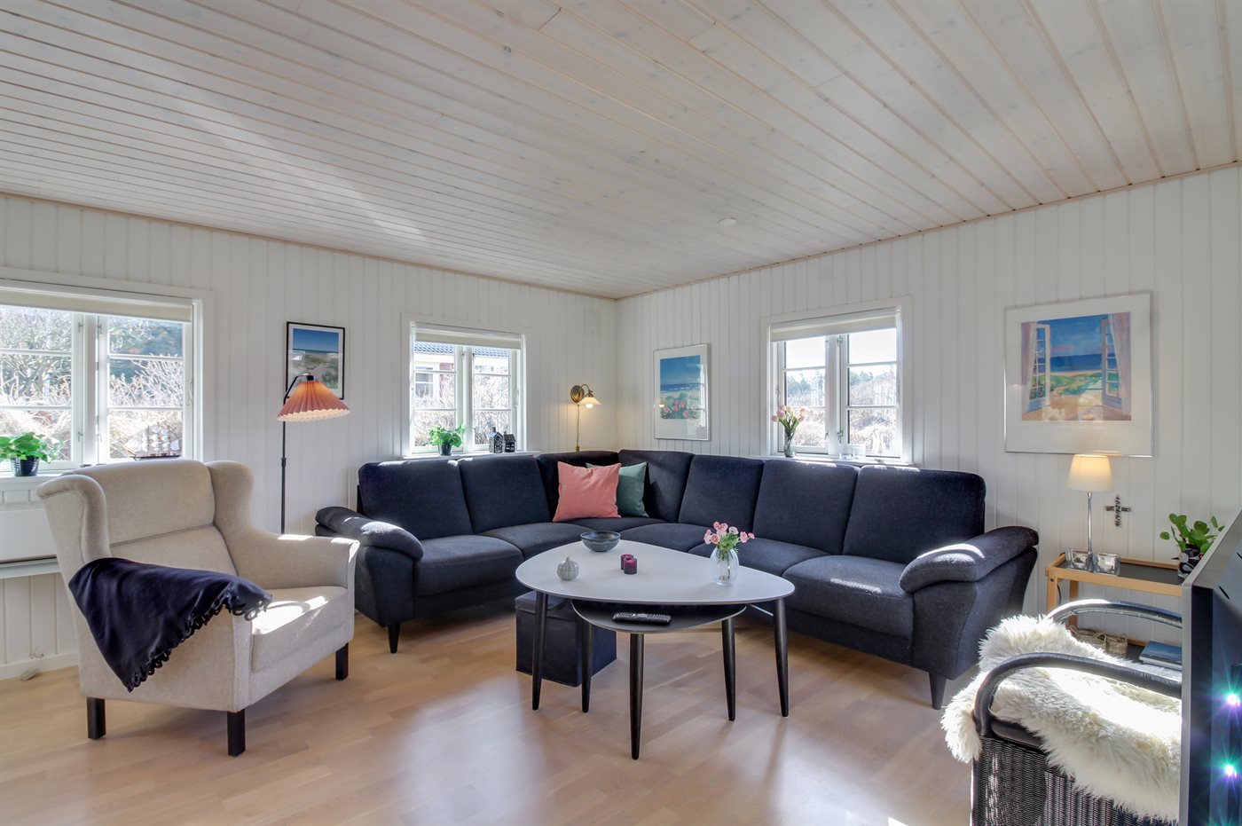 Dünenhaus mit Meerblick, Sauna & Kamin – 300 m zum Strand - Bild 3