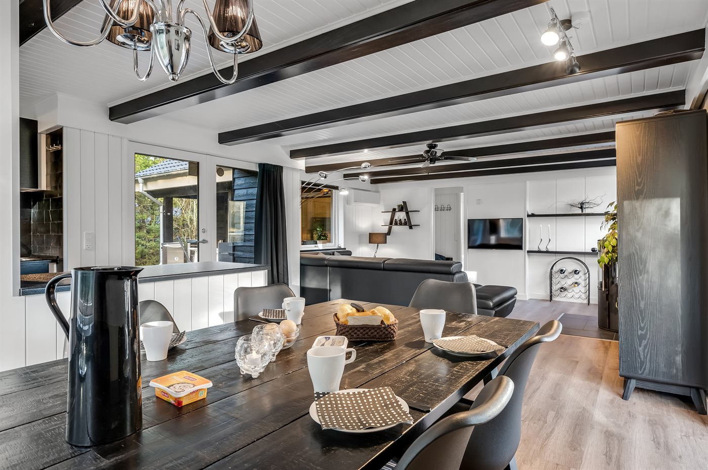 Familientraum mit Hot Tub & Kamin – nah am Strand in Vejers - Bild 4