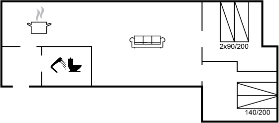 Grundriss Ferienhaus 25-5284 in Vejers Strand