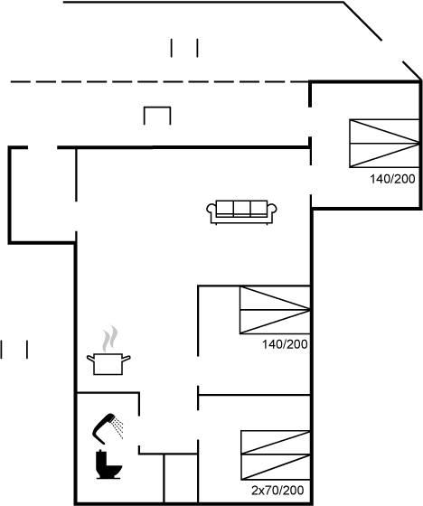 Grundriss Ferienhaus 26-0662 in Blavand