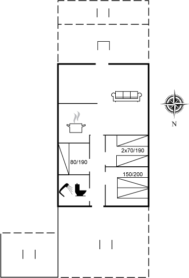 Grundriss Ferienhaus 26-0722 in Blavand