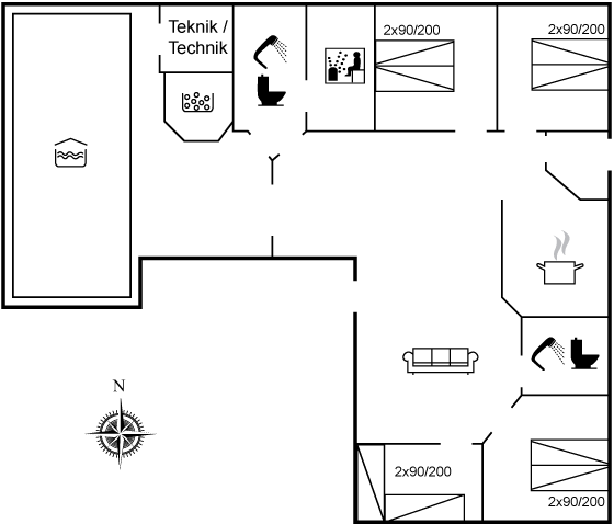 Floor plan_Holiday home_26-0771