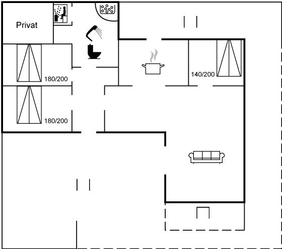 Floor plan_Holiday home_26-0799