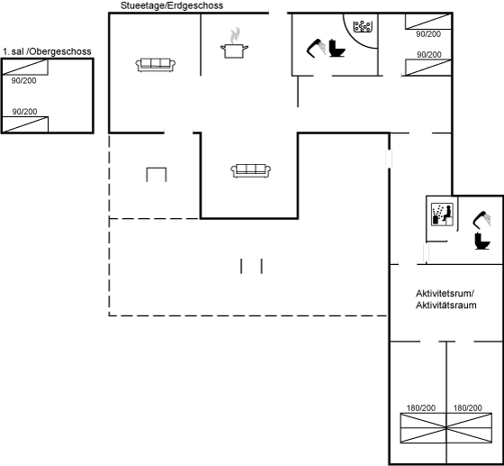 Grundriss Ferienhaus 26-0861 in Blavand