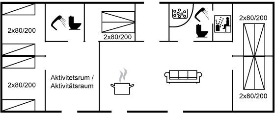 Grundriss Ferienhaus 26-0918 in Blavand, Ho