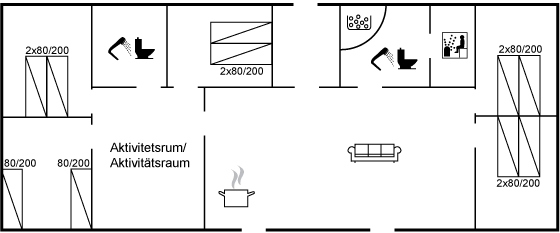 Grundriss Ferienhaus 26-0921 in Blavand