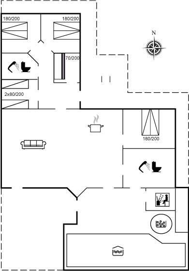 Floor plan_Holiday home_26-1036