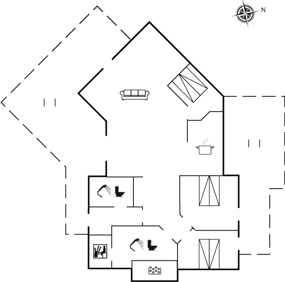 Grundriss Ferienhaus 26-3015 in Blavand