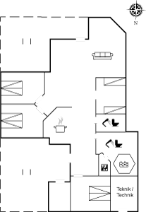 Grundriss Ferienhaus 26-3061