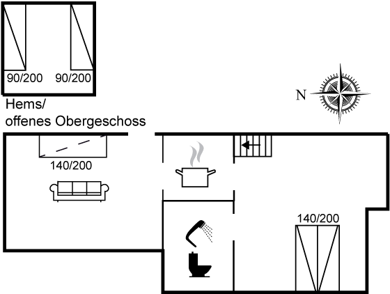 Grundriss Ferienhaus 28-0052