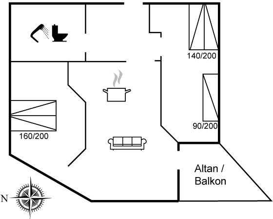 Floor plan_Holiday home_28-0108
