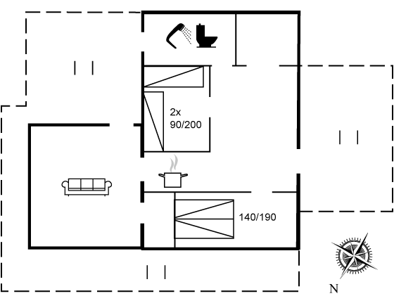 Grundriss Ferienhaus 28-4089 in Fanö, Sönderho