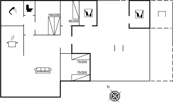 Grundriss Ferienhaus 28-4259 in Fanö, Rindby Strand