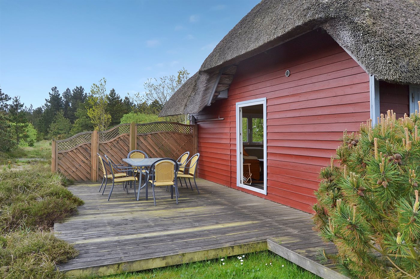 Reetdach-Idylle mit Sauna und Weitblick im Grünen auf Rømø - Bild 4