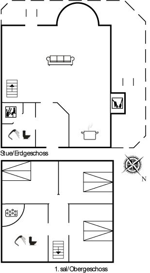 Grundriss Ferienhaus 29-2539 in Römö, Havneby
