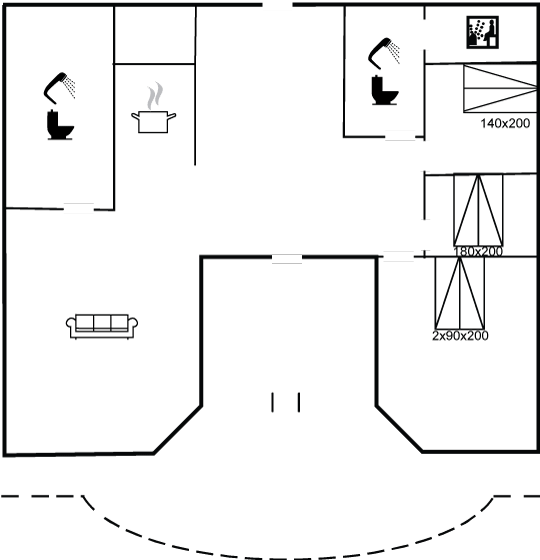 Grundriss Ferienhaus 29-2605 in Römö, Lakolk