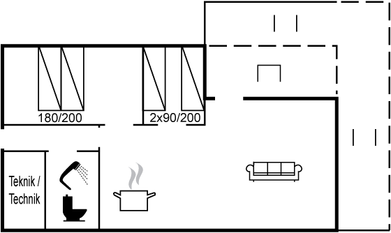 Grundriss Ferienhaus 29-3097 in Arrild