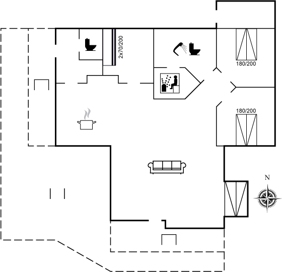 Grundriss Ferienhaus 29-3158 in Arrild