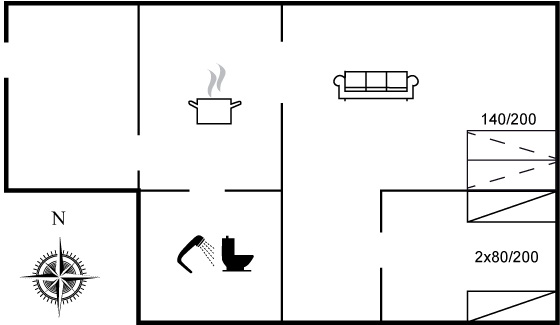 Grundriss Ferienhaus 29-3213 in Arrild