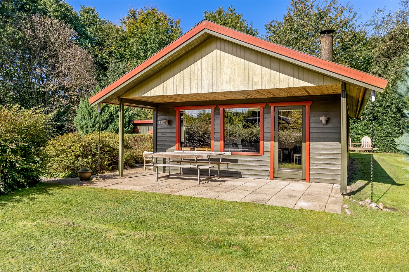 Gemütliches Ferienhaus mit Sauna und Kamin im grünen Arrild - Bild 2