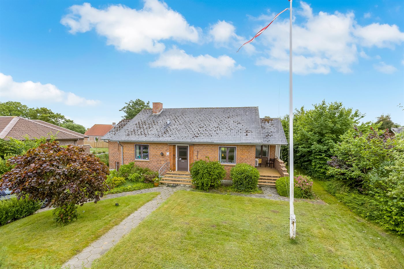 Gemütliches Ferienhaus mit Sauna, Kamin und großem Garten in Ballum