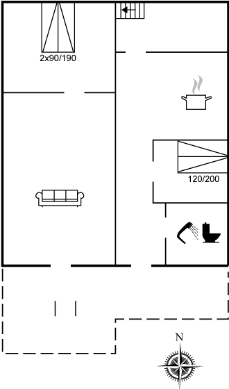 Grundriss Ferienhaus 29-5100 in Höjer