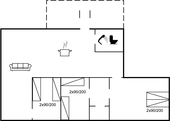 Grundriss Ferienhaus 29-5112 in Höjer