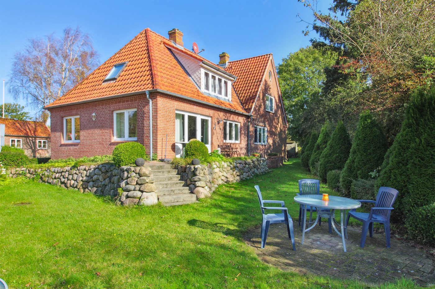 Idyllischer Rückzugsort in Rudbøl mit Whirlpool und Garten
