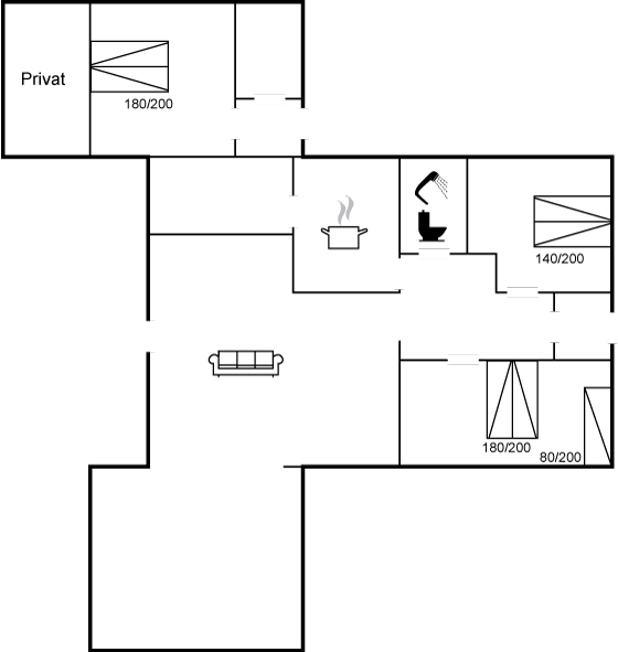 Grundriss Ferienhaus 29-7006 in Lögumkloster