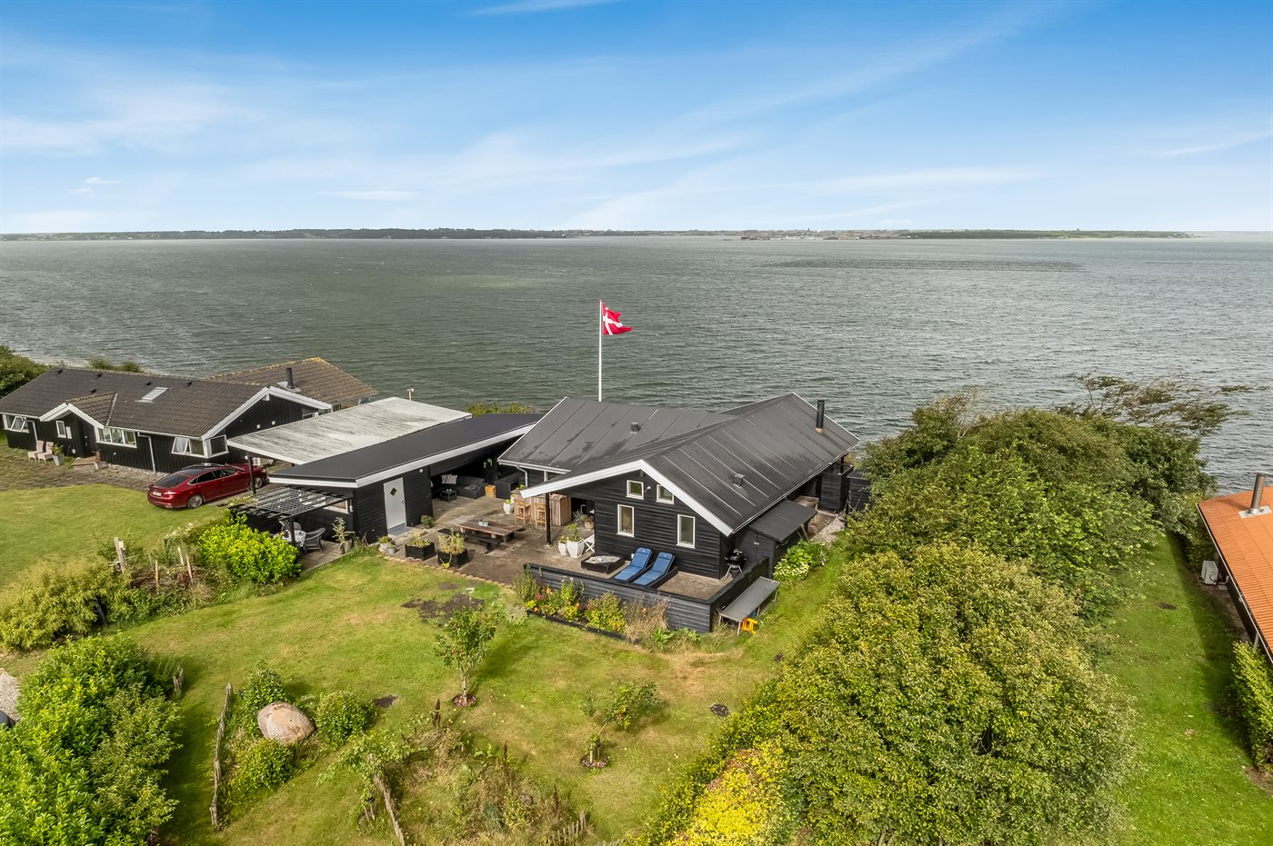 Saunaoase mit Fjordblick – Entspannung am Grynderup Strand