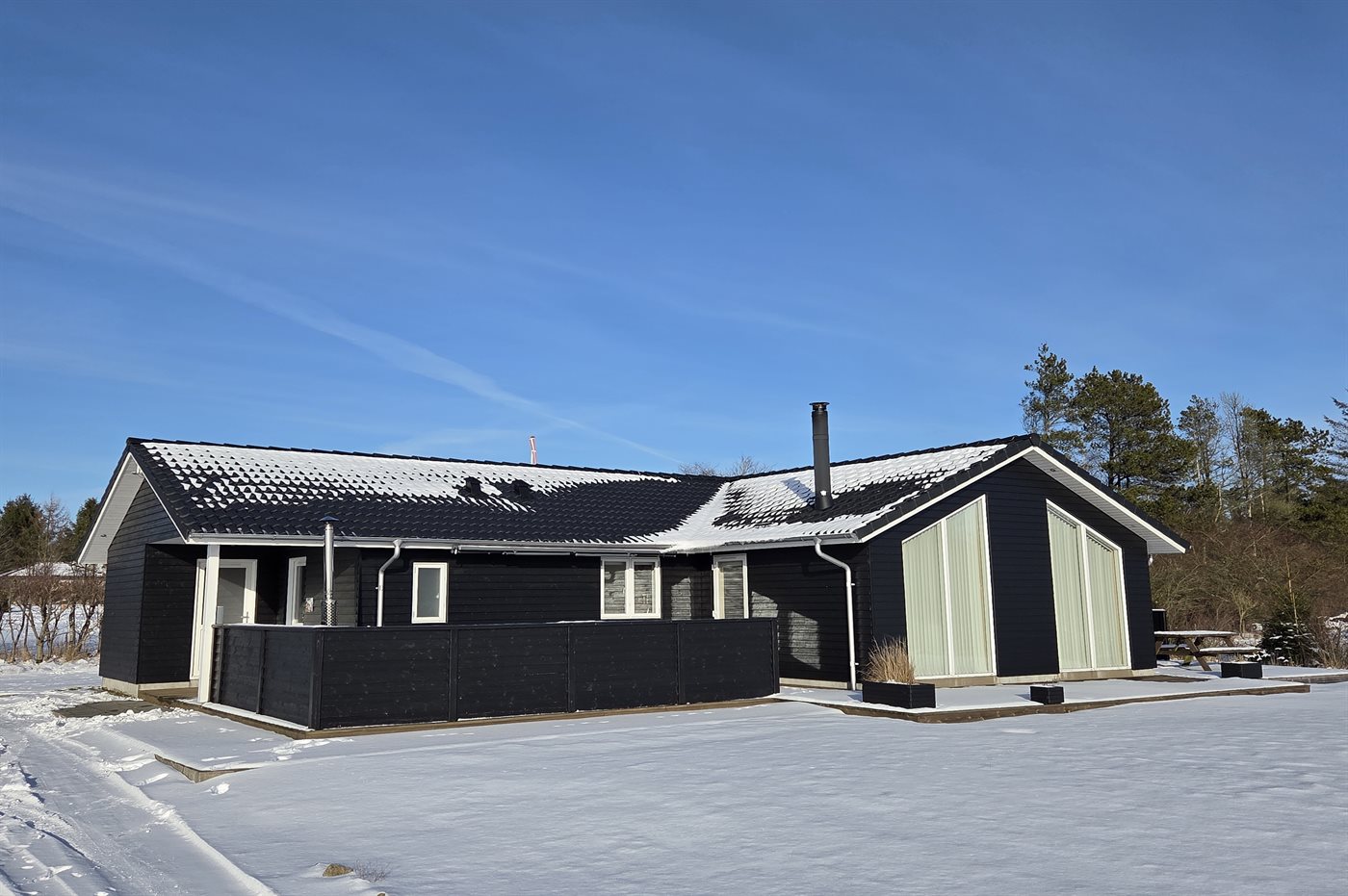Ferienhaus Virksund mit Meerblick für 9 Personen