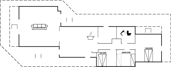 Grundriss Ferienhaus 41-0148 in Bratten