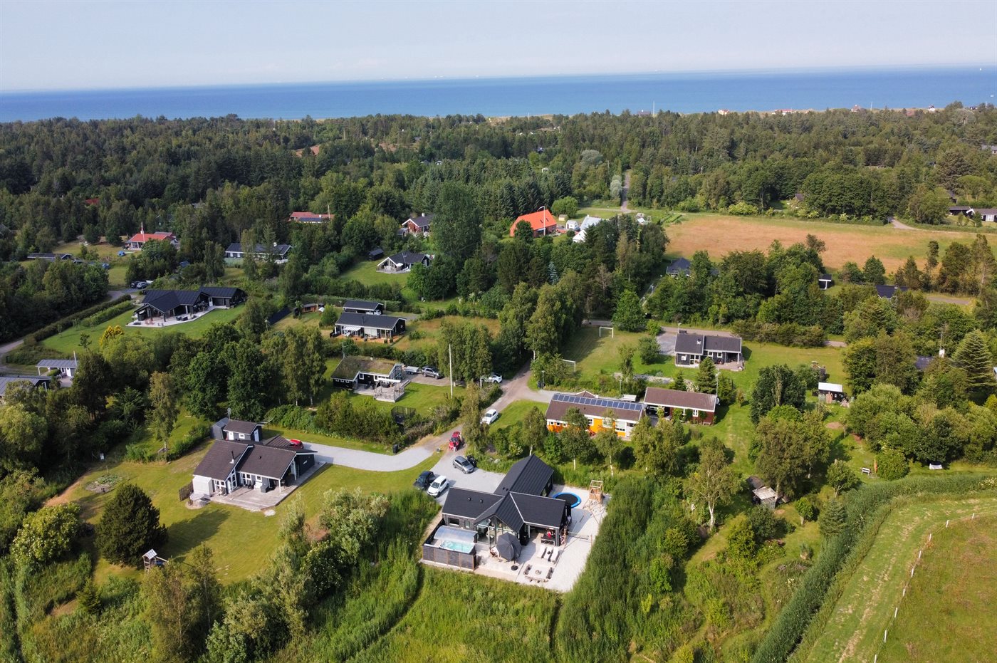 Gemütliches Familienhaus mit Sauna, Meerblick und viel Natur
