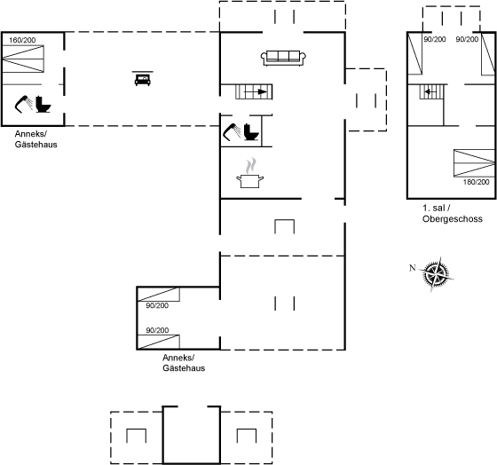 Grundriss Ferienhaus 42-0286 in Lyngsaa