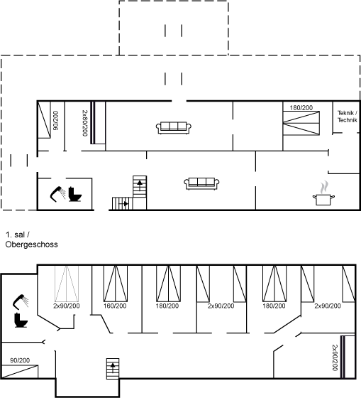 Grundriss Ferienhaus 42-0291 in Lyngsaa