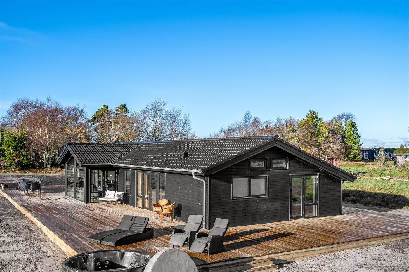 Wellness, Meer & Spaß: Großzügiges Ferienhaus in Lyngsaa