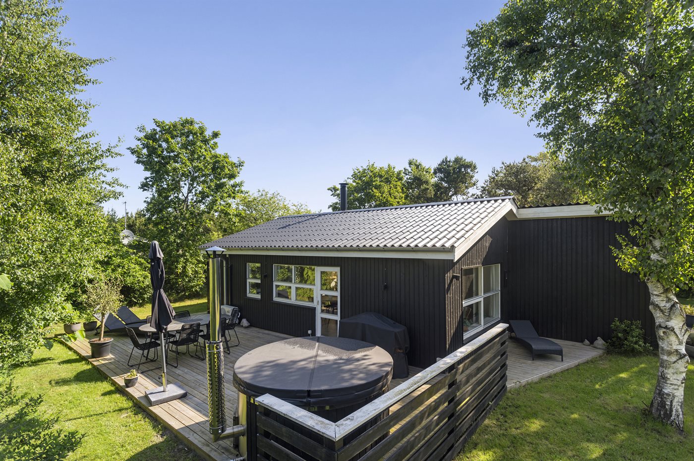 Oase am Strand mit Hot Tub, Sauna und Meerblick
