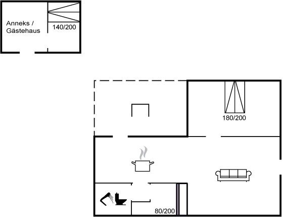 Grundriss Ferienhaus 44-0447 in Hou