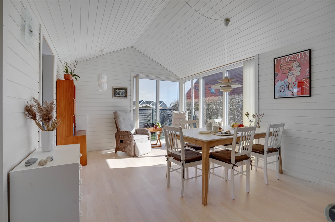 Ferienhaus mit Sauna und Meerblick direkt am Hafen von Hou - Bild 4