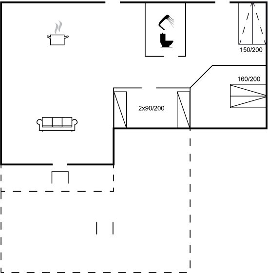 Grundriss Ferienhaus 44-0551 in Hou