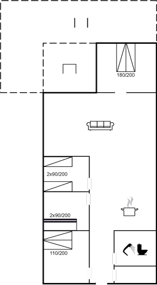 Grundriss Ferienhaus 44-0571 in Hou