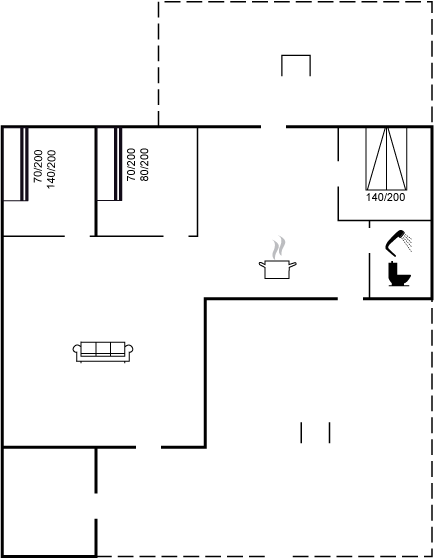 Grundriss Dein Traumferienhaus – Nähe Strand, Wald & Wohlfühl-Oase!