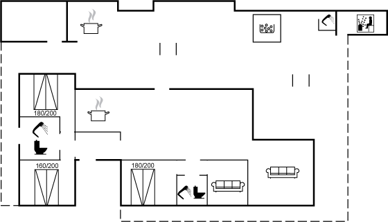 Grundriss Ferienhaus 44-1261 in Bisnap, Hals