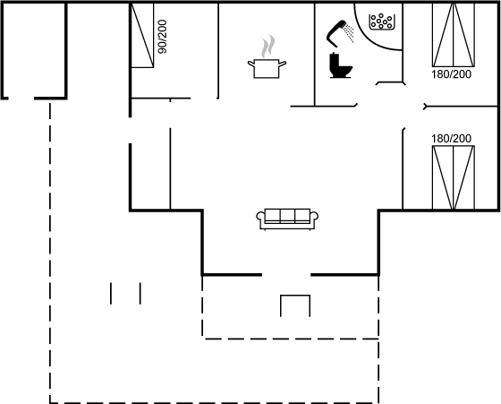 Grundriss Ferienhaus 45-0151 in Egense