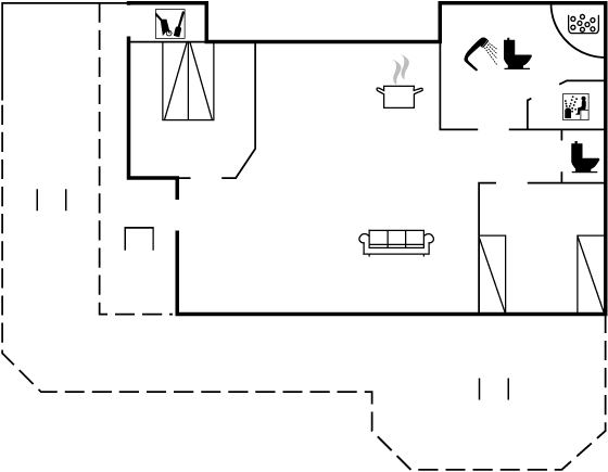 Grundriss Ferienhaus 47-1006 in Läsö, Nordmarken