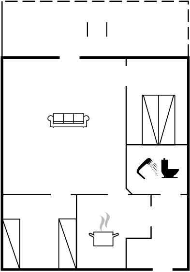 Grundriss Ferienhaus 47-1058 in Läsö, Nordmarken
