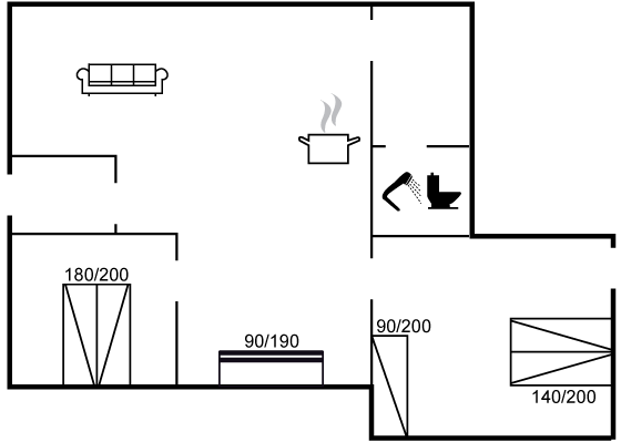 Grundriss Ferienhaus 47-3095 in Läsö, Vesterö