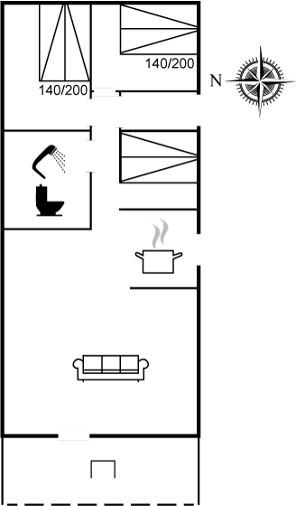 Grundriss Ferienhaus 47-4064 in Läsö, Österby