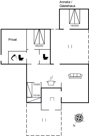 Floor plan_Holiday home_51-0123